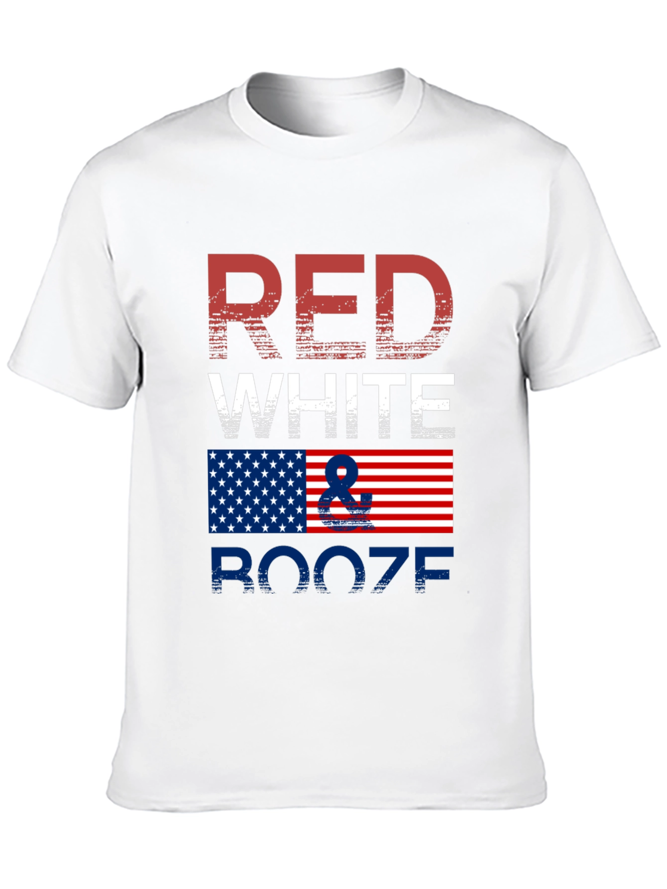 Red White & Booze Patriotic Graphic Tee