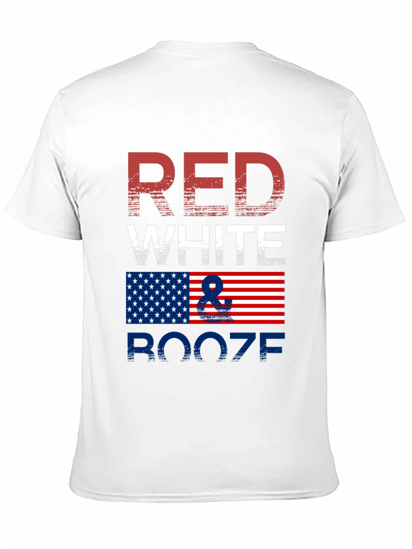 Red White & Booze Patriotic Graphic Tee