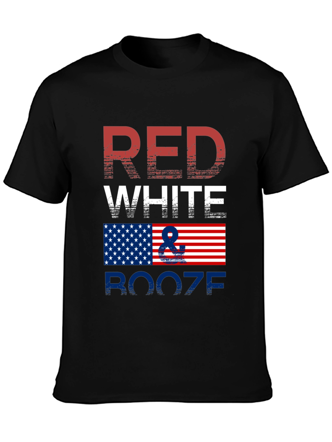 Red White & Booze Patriotic Graphic Tee
