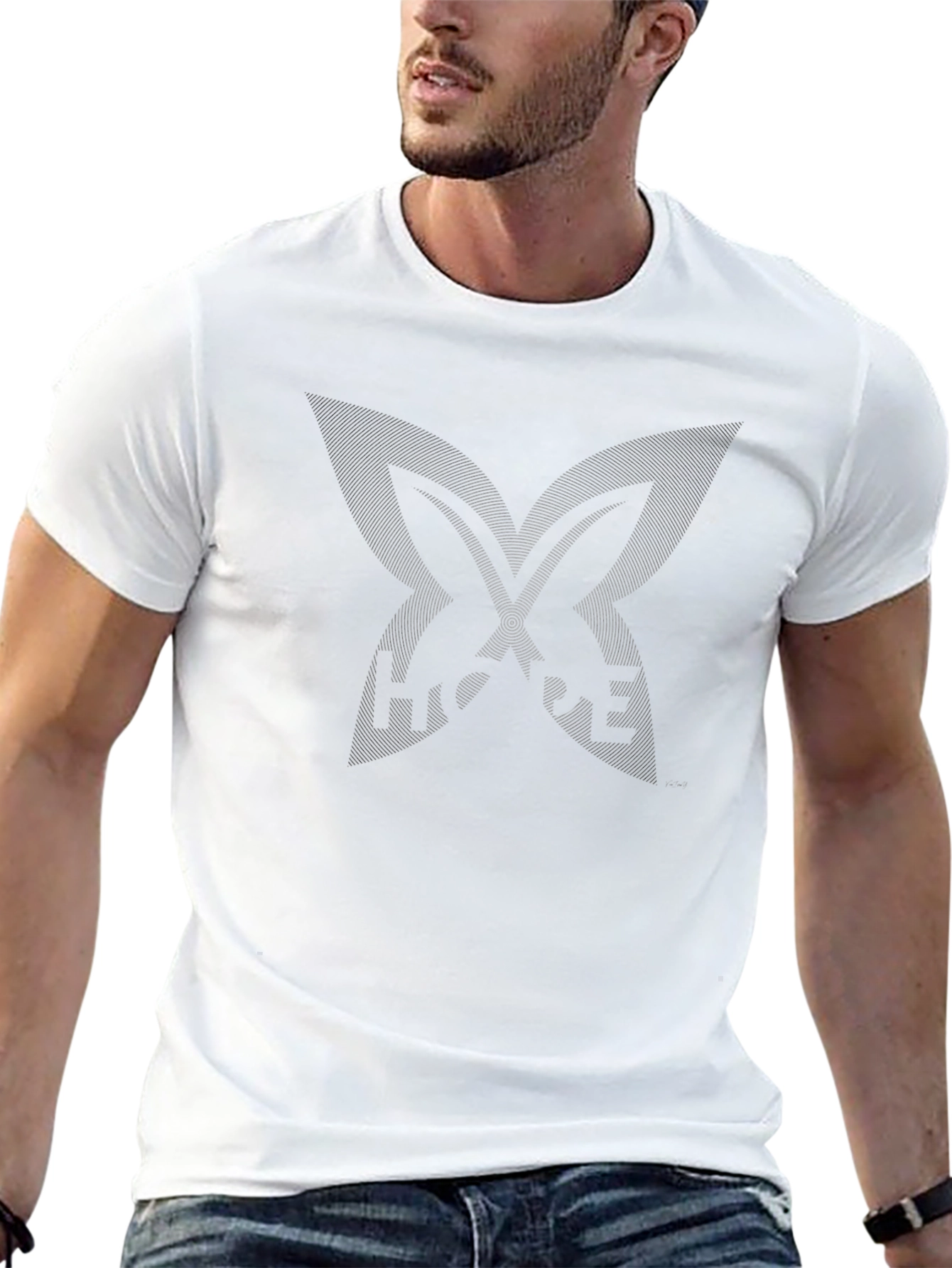 Stylish Black Graphic Tee