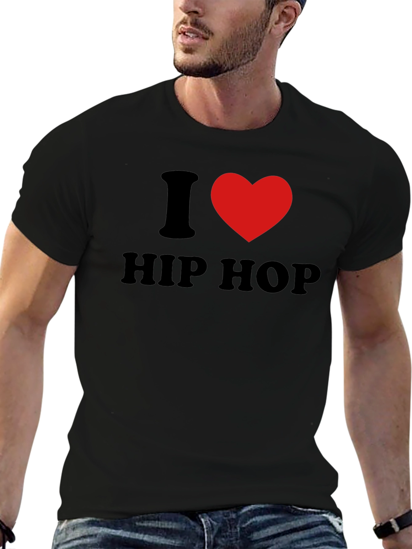 I Love Hip Hop Graphic T-Shirt