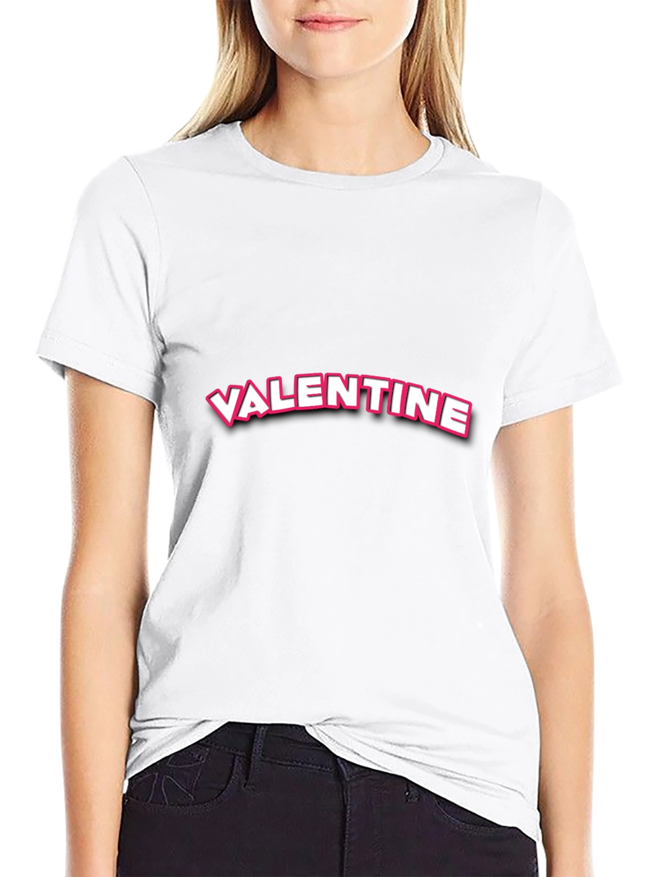 Valentine Black T-Shirt