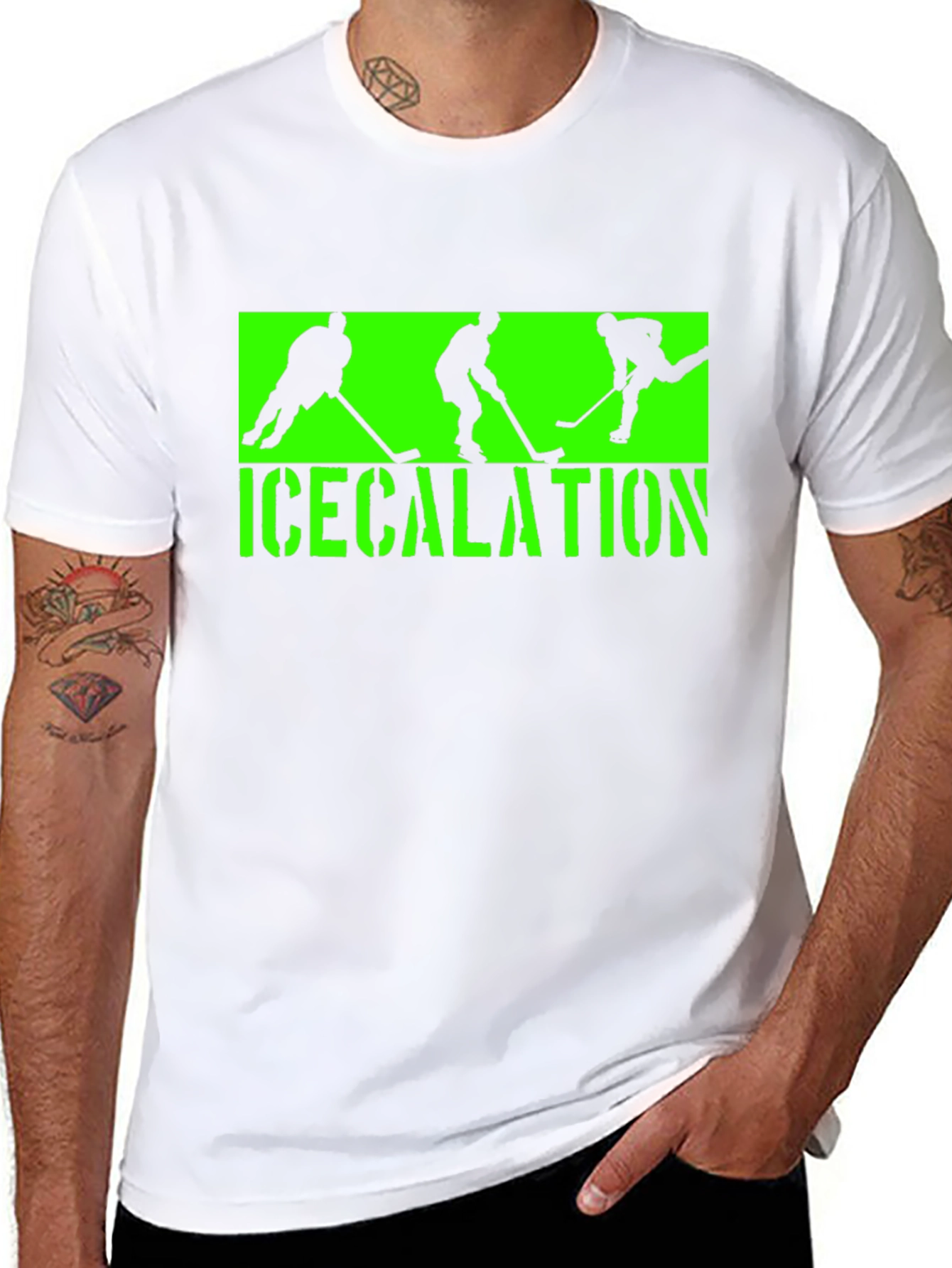 Icecalation Hockey Graphic T-Shirt