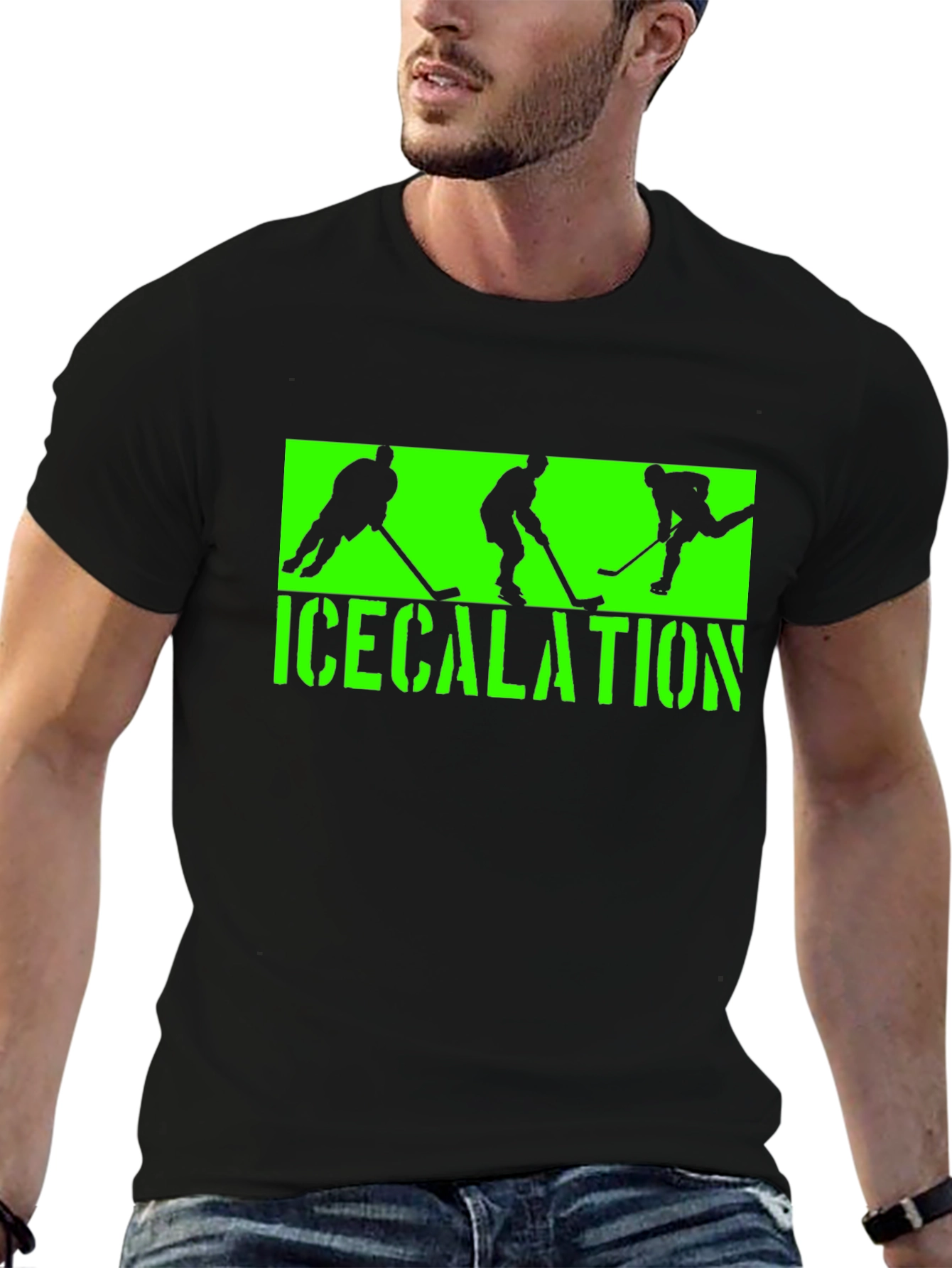 Icecalation Hockey Graphic T-Shirt