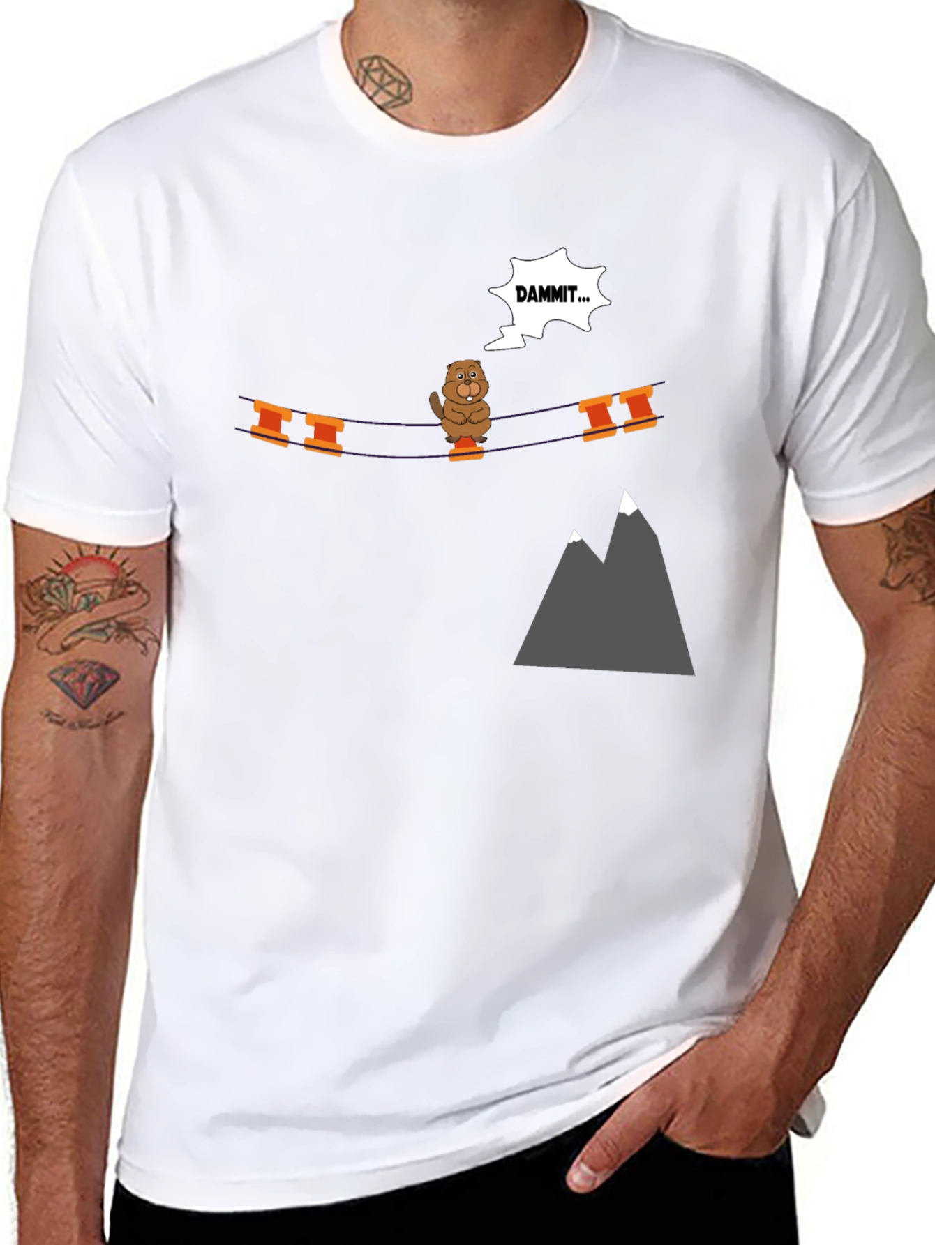 Retro Gamer Beaver T-Shirt