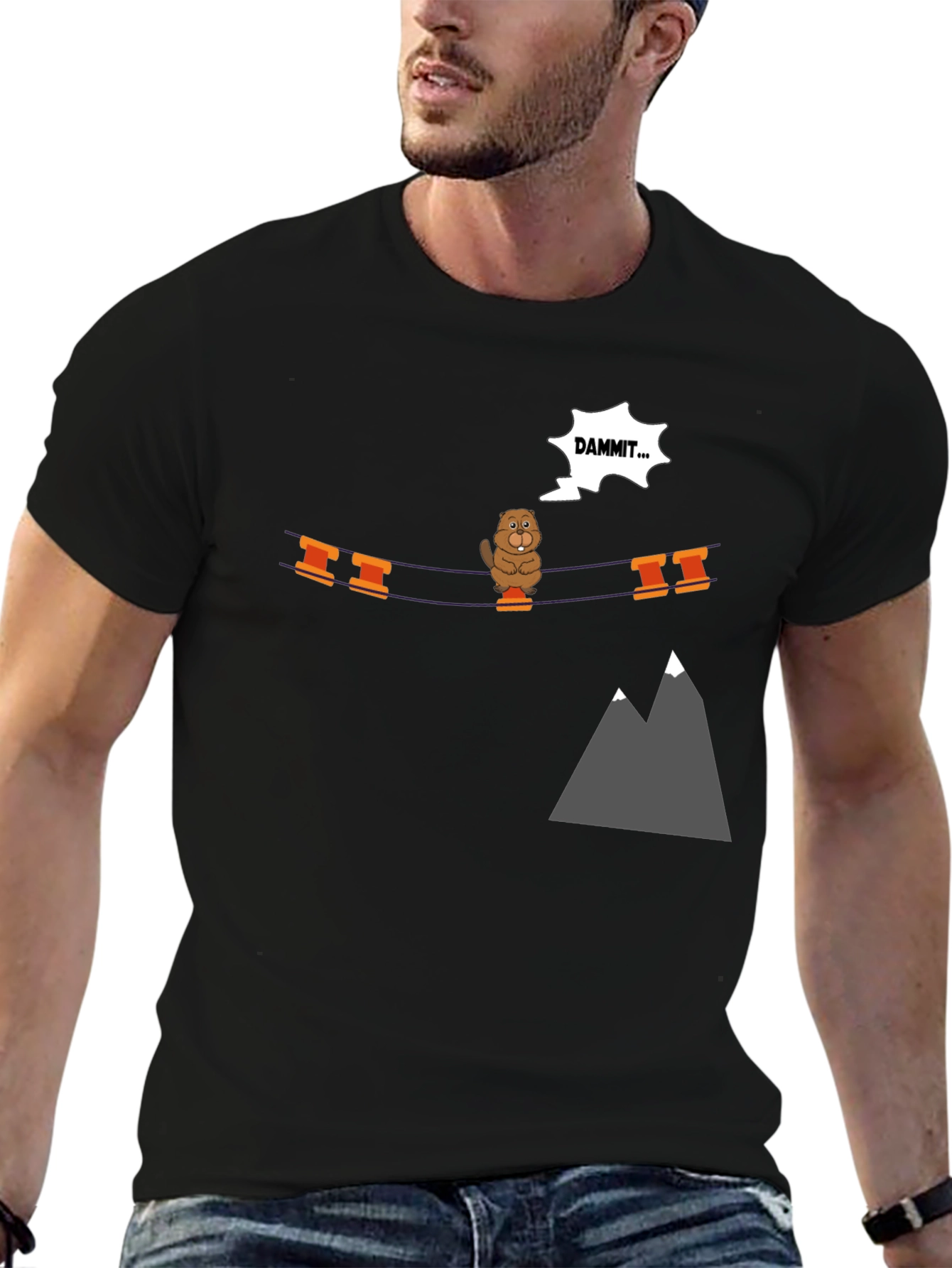 Retro Gamer Beaver T-Shirt