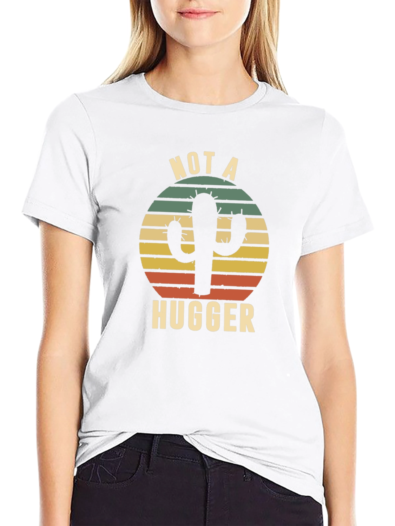 Not a Hugger Cactus Graphic Tee