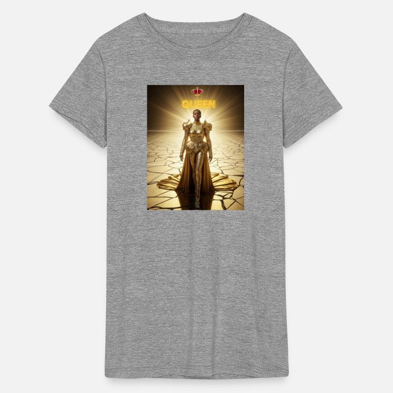 Gold Warrior Queen Illustration