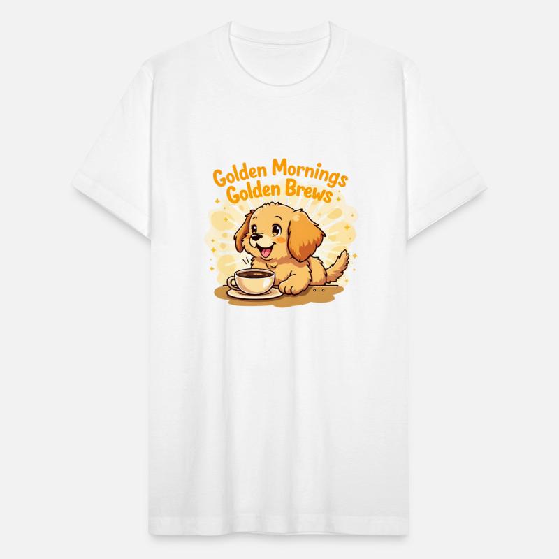 Golden Mornings Golden Brews - Puppy & Sunshine