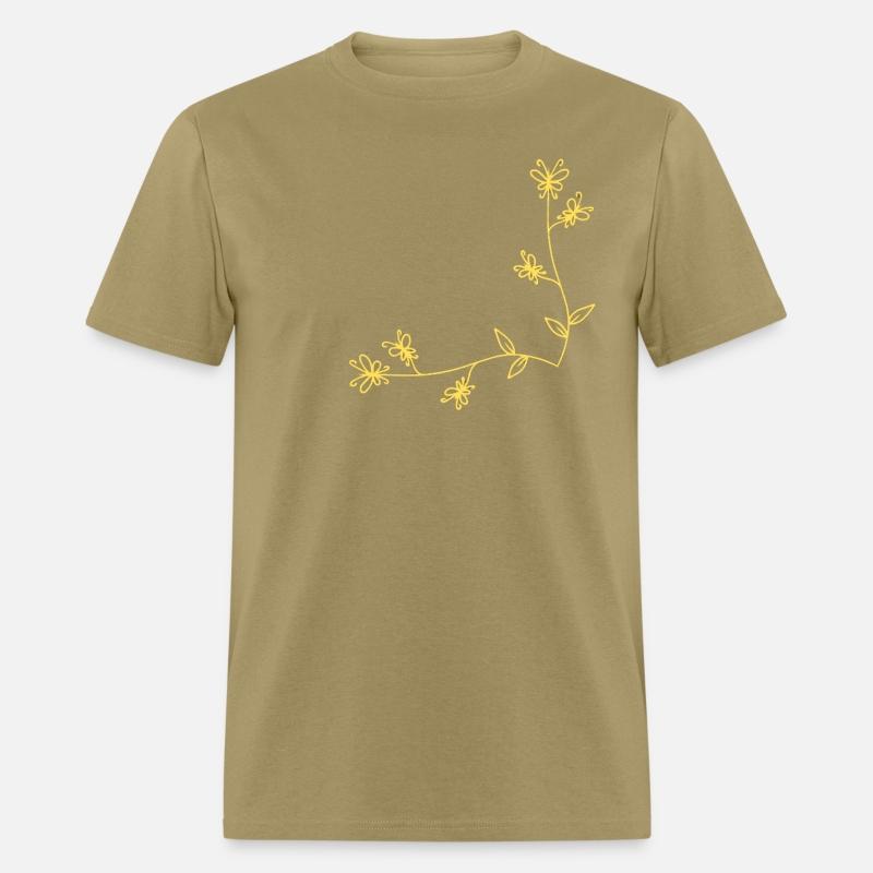 Golden Nature Wings 🦋 | Butterfly Branch T-shirt