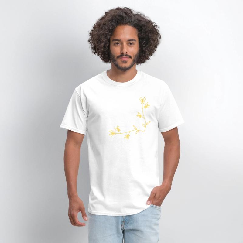 Golden Nature Wings 🦋 | Butterfly Branch T-shirt
