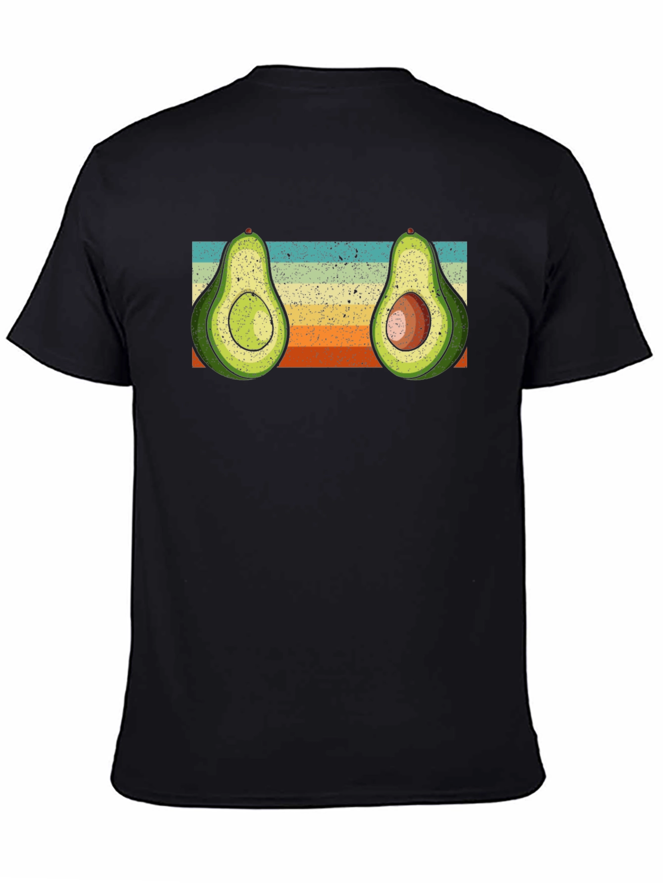 Avocado Graphic Tee - Retro Style