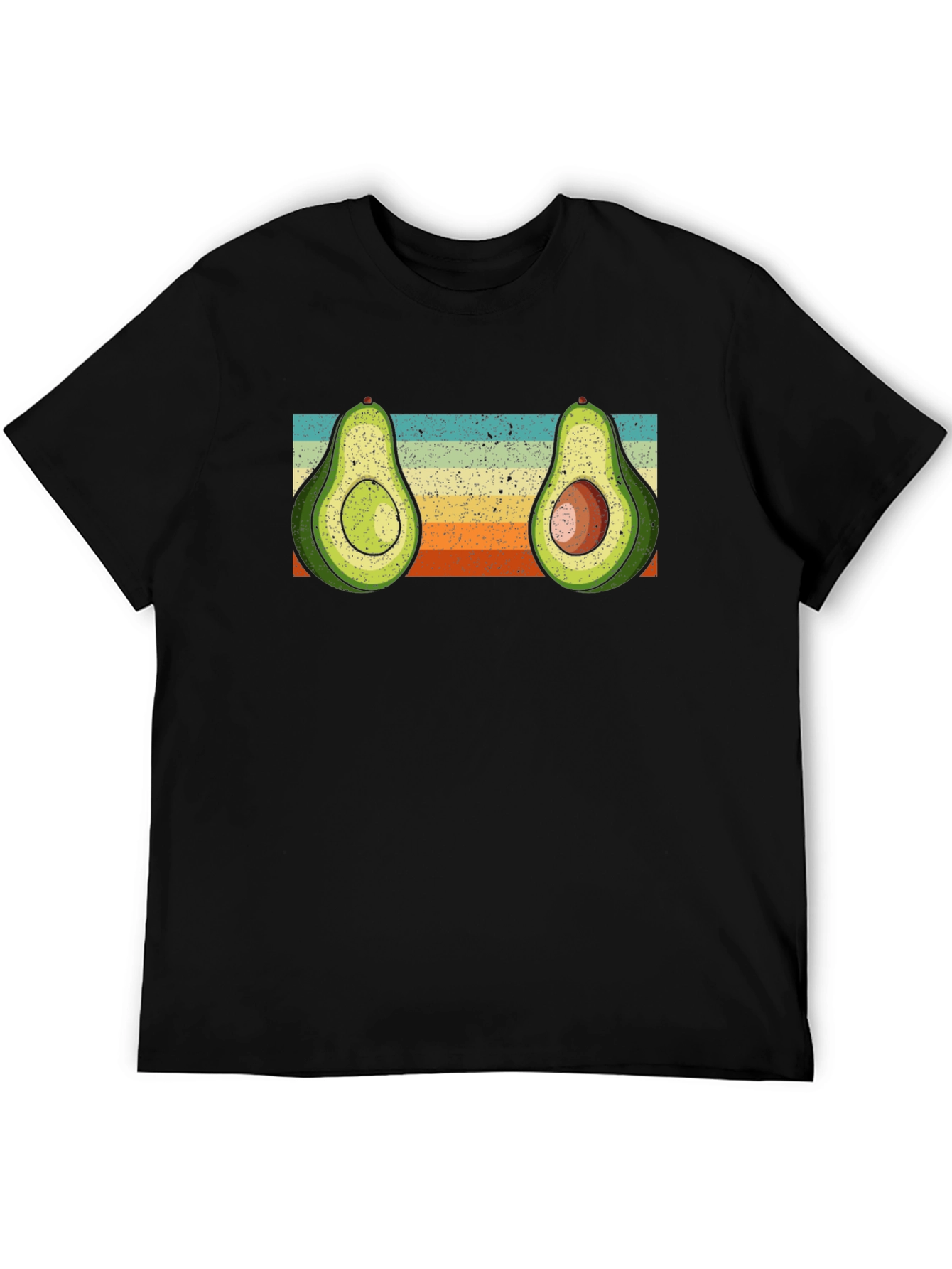 Avocado Graphic Tee - Retro Style