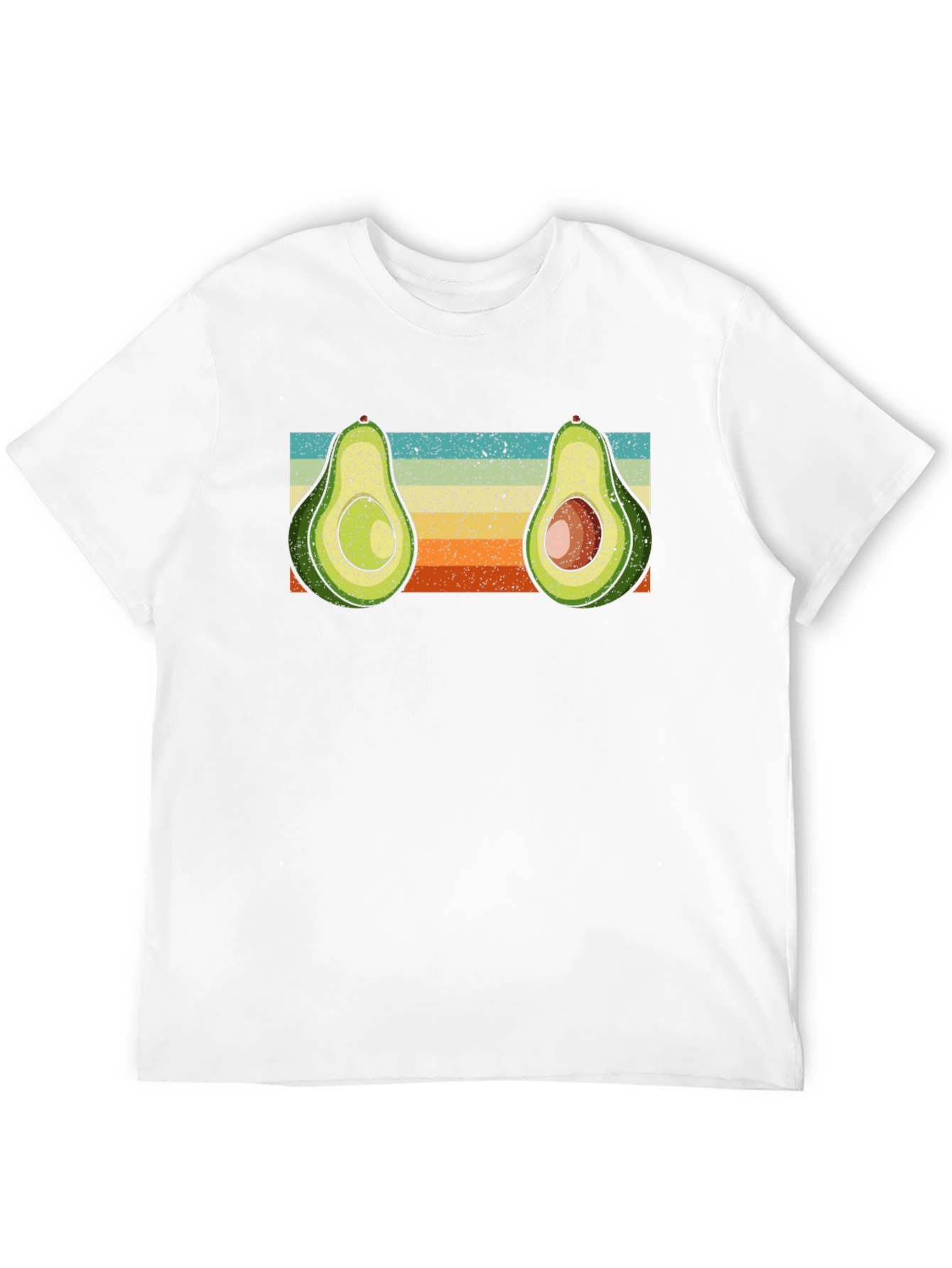 Avocado Graphic Tee - Retro Style
