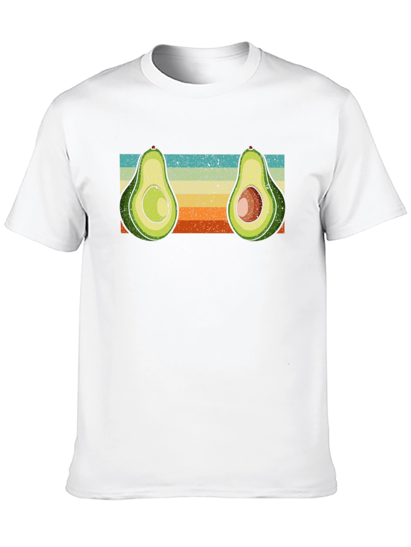 Avocado Graphic Tee - Retro Style