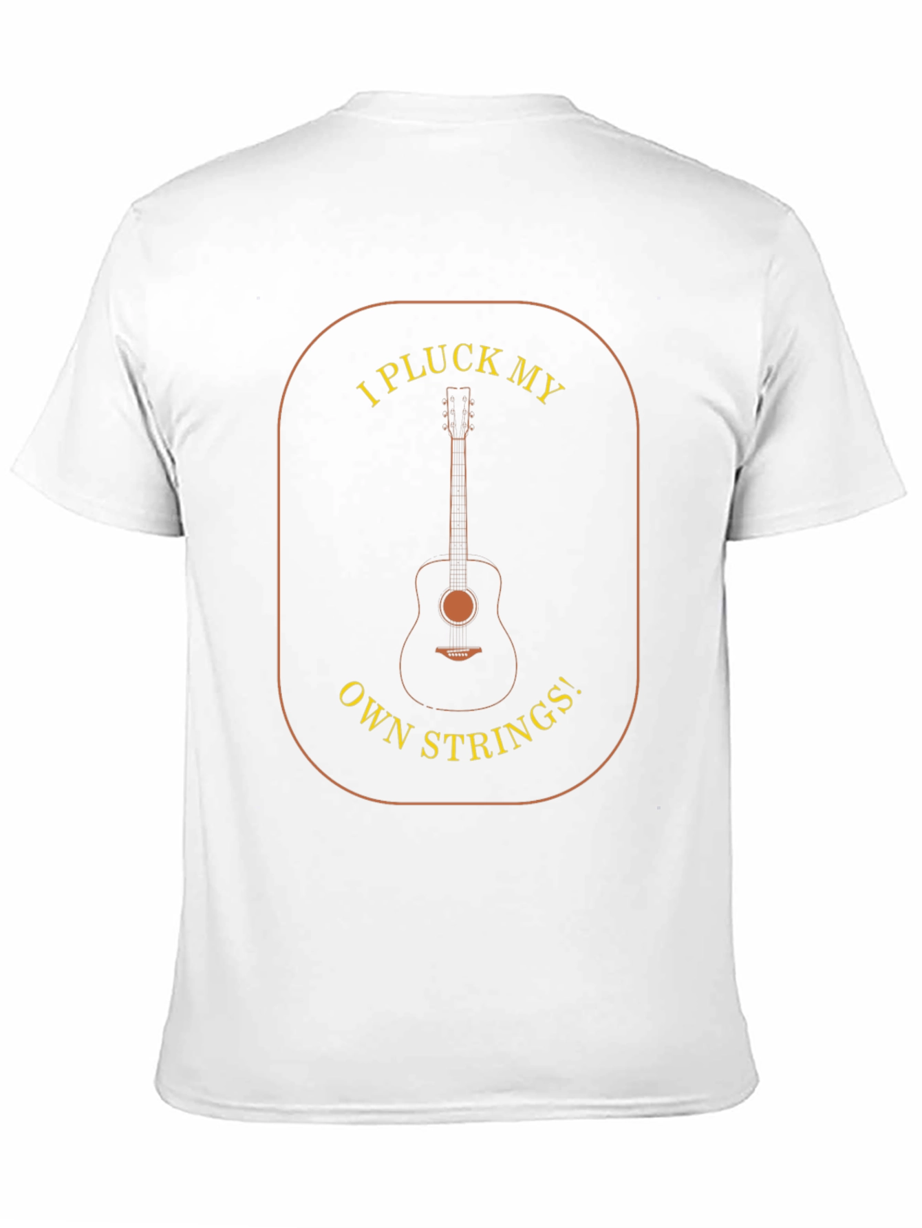 I Pluck My Own Strings Guitar T-Shirt