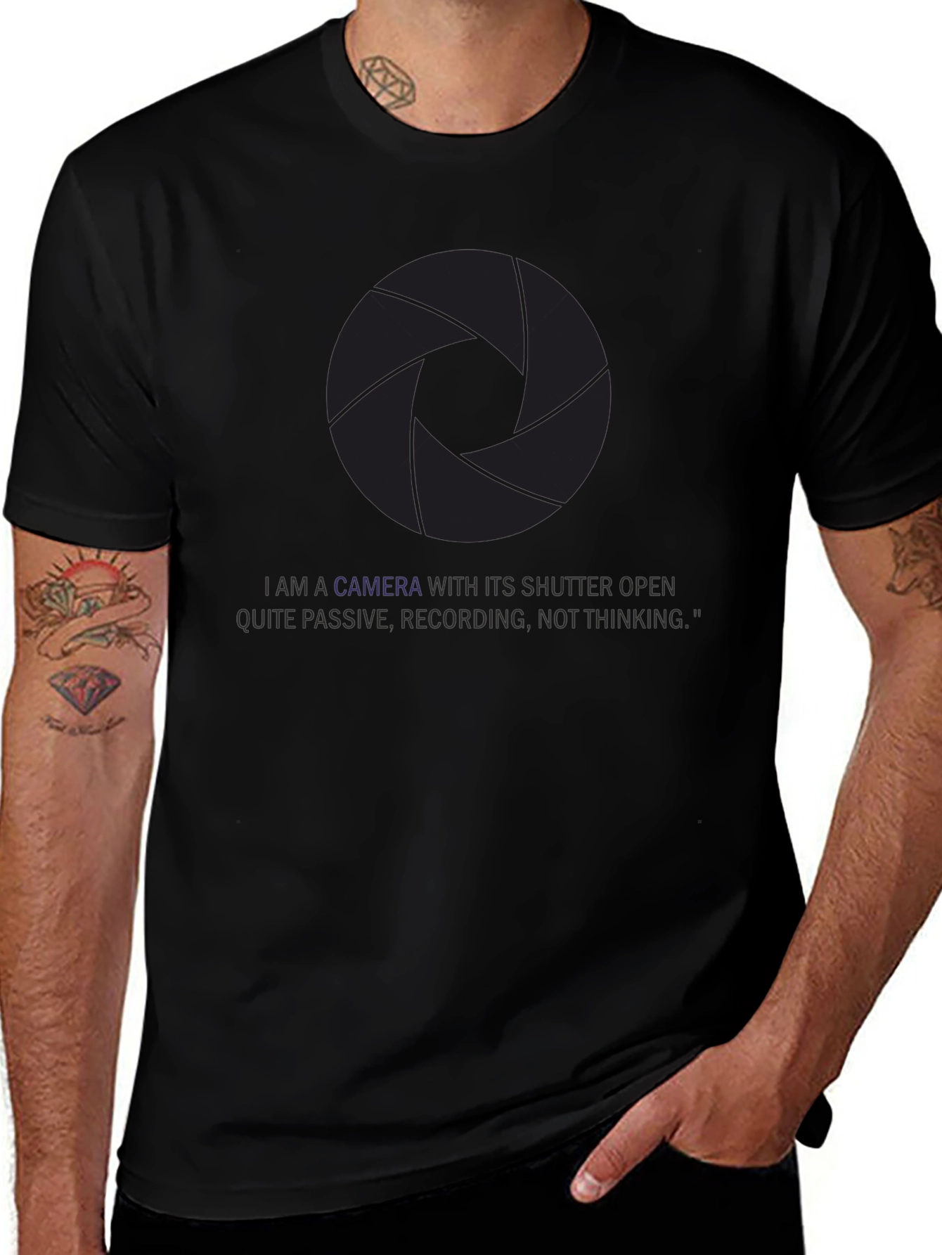 Camera Shutter Aperture T-Shirt - Photographer Tee