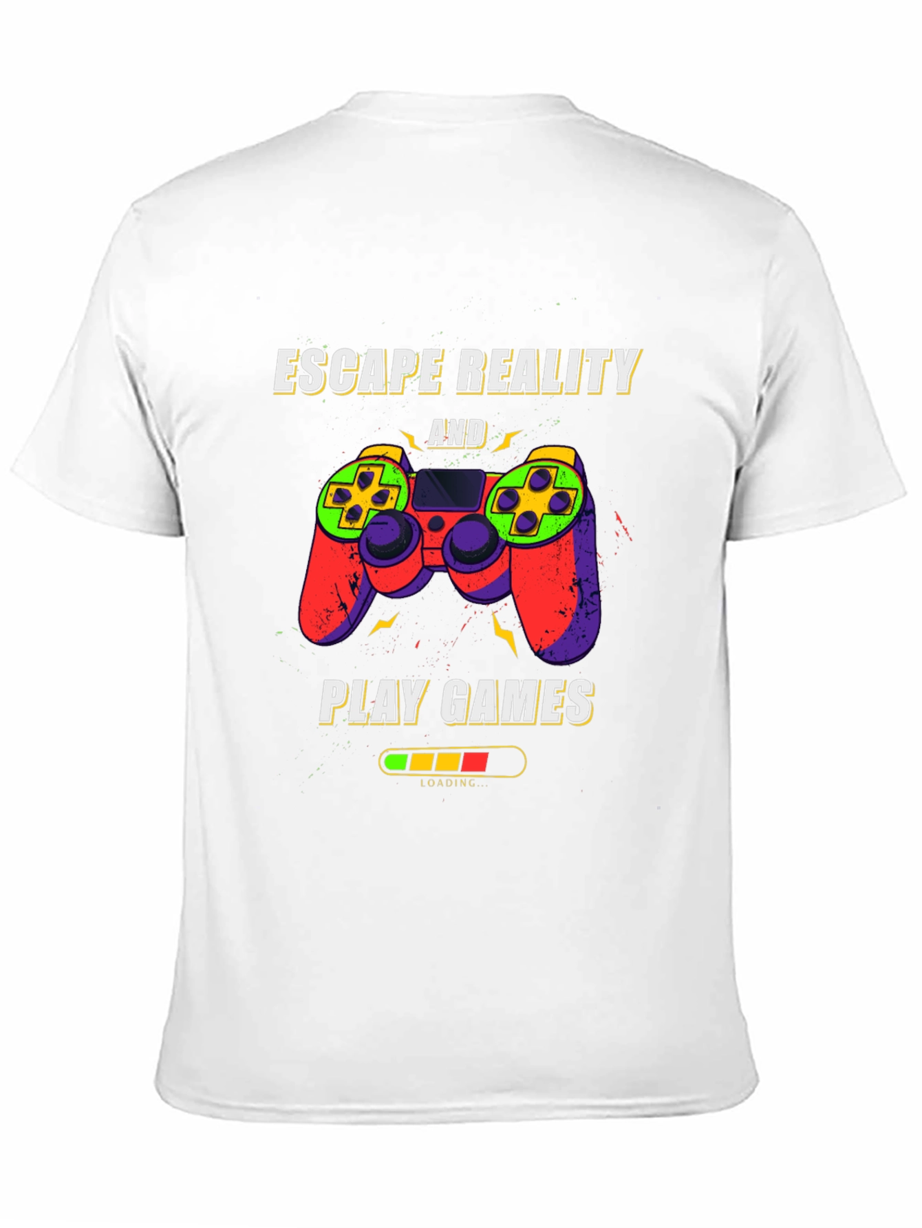 Escape Reality Gaming T-Shirt - Play Games Tee
