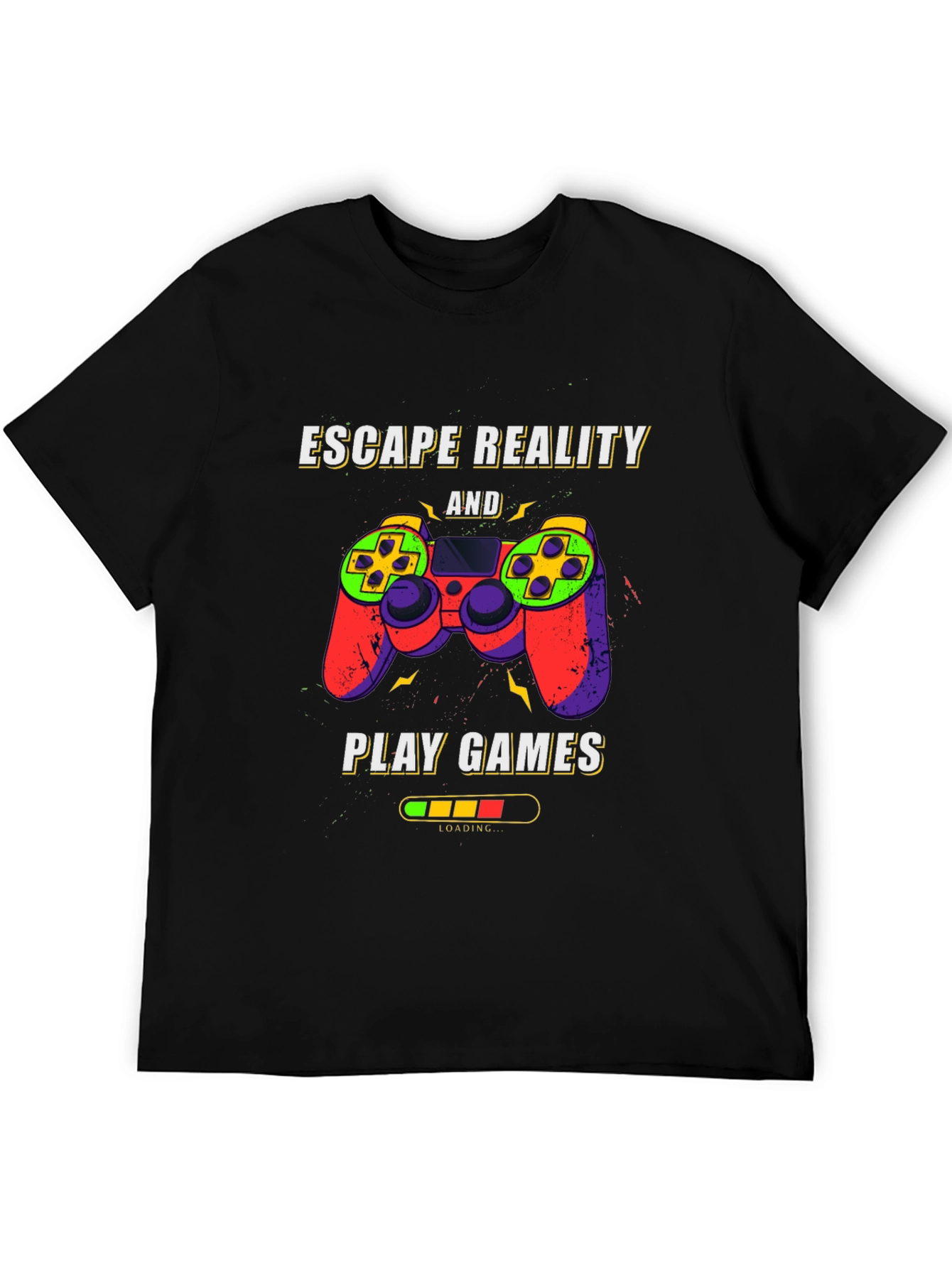 Escape Reality Gaming T-Shirt - Play Games Tee
