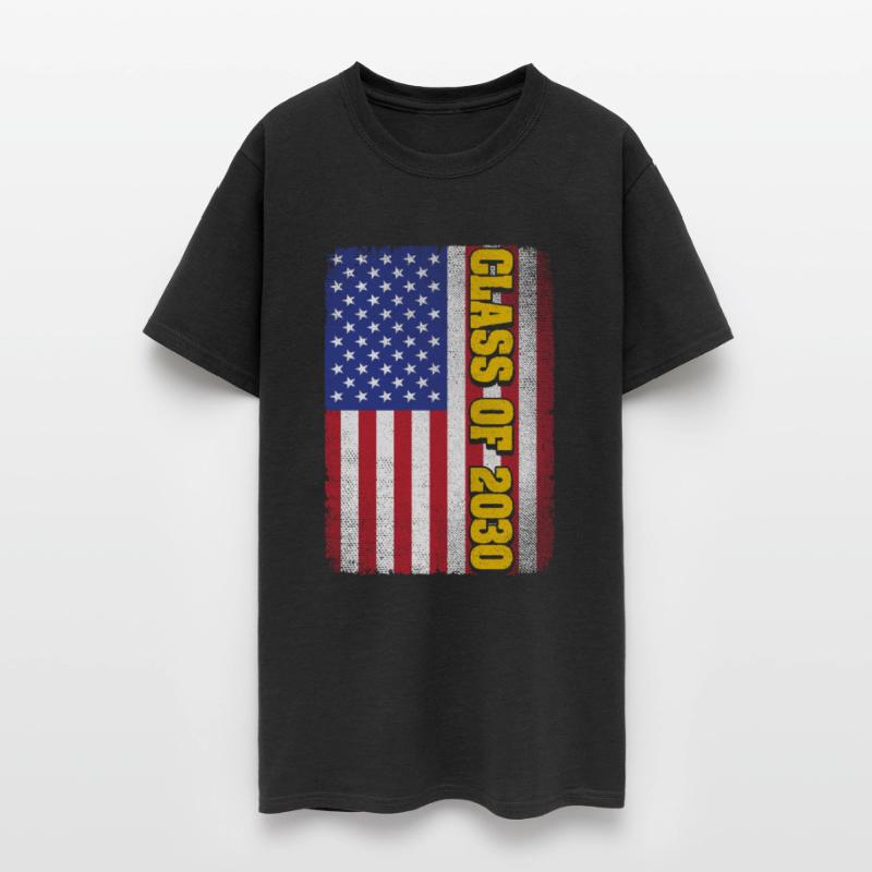 Graduation Class Of 2030 Senior Usa American Flag