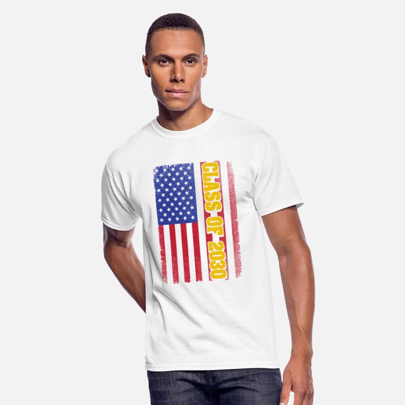 Graduation Class Of 2030 Senior Usa American Flag