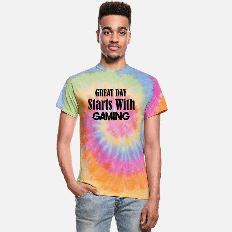 Great Day Starts With Gaming Funny Gamer