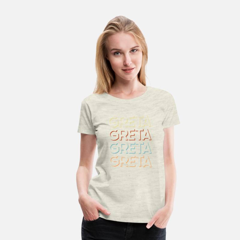 Greta First Name Tshirt My Personalized Tee Named