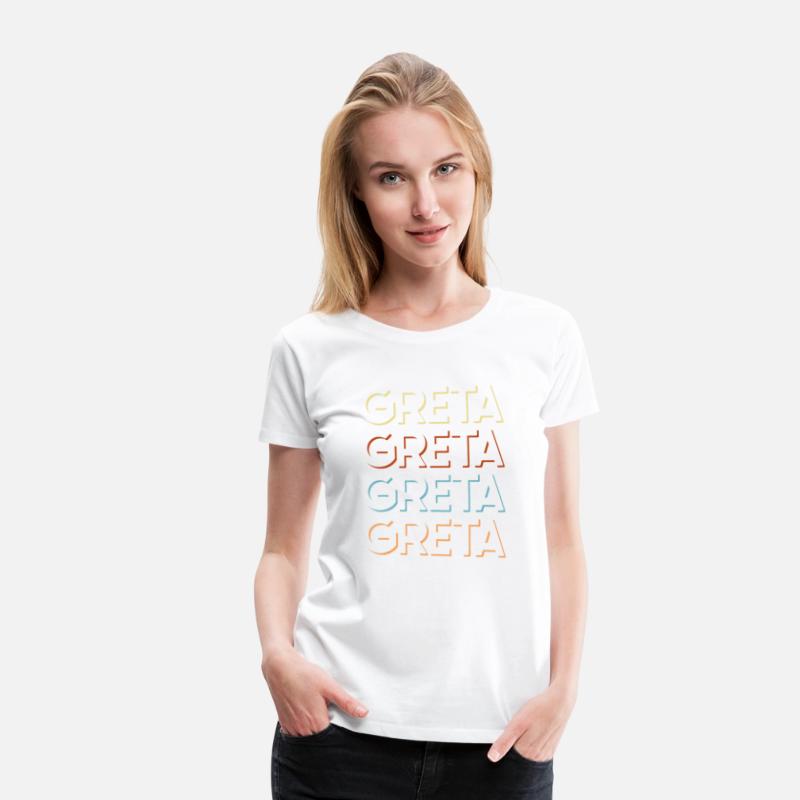 Greta First Name Tshirt My Personalized Tee Named