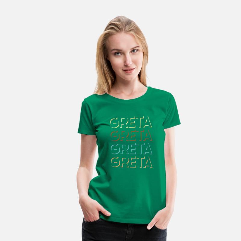Greta First Name Tshirt My Personalized Tee Named