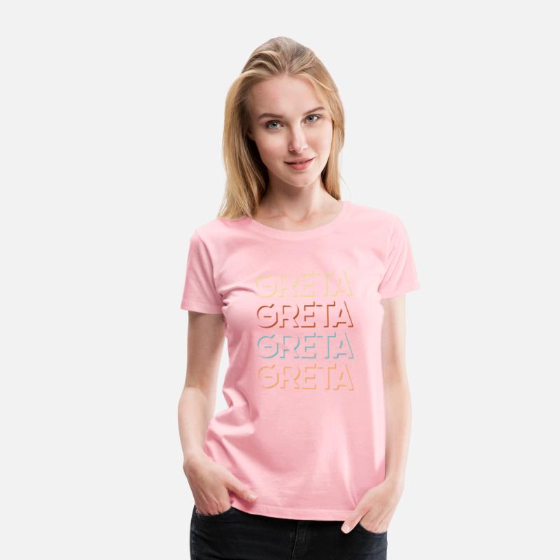 Greta First Name Tshirt My Personalized Tee Named