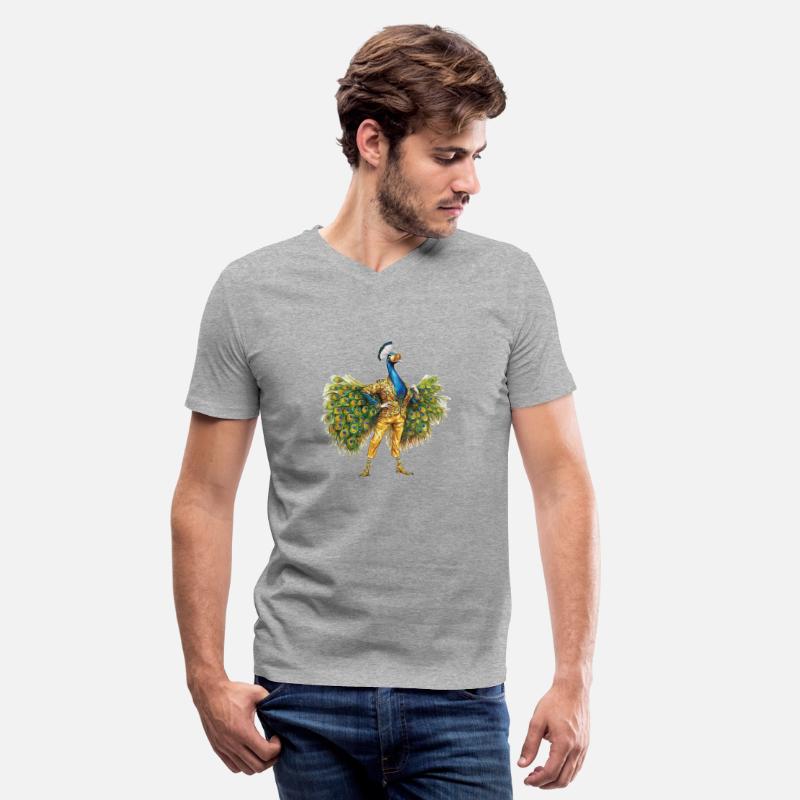 Groovy Disco Peacock with Retro Vibes