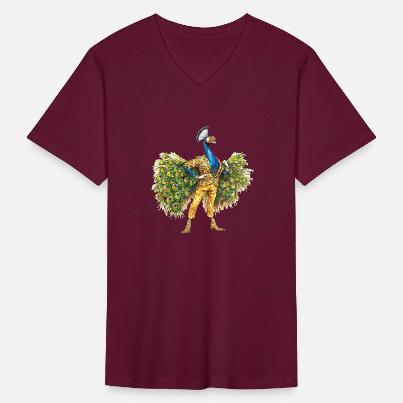 Groovy Disco Peacock with Retro Vibes