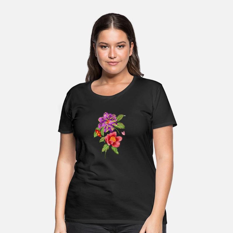 Grow Positive Thoughts Floral Bohemian Style Butte