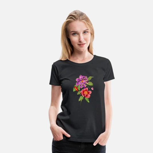 Grow Positive Thoughts Floral Bohemian Style Butte