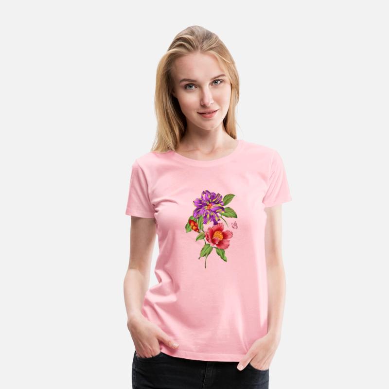 Grow Positive Thoughts Floral Bohemian Style Butte