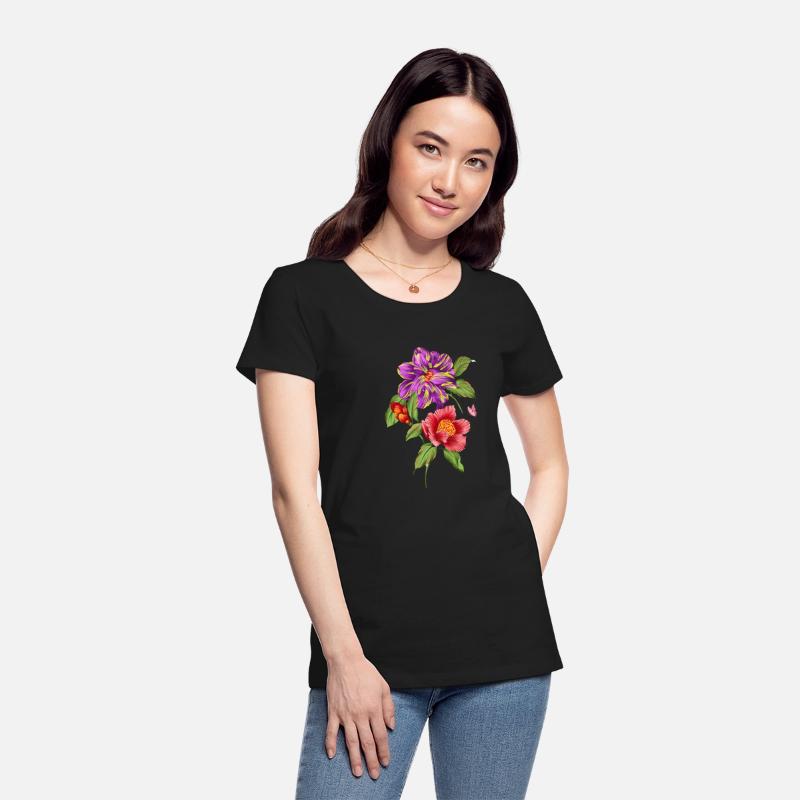 Grow Positive Thoughts Floral Bohemian Style Butte