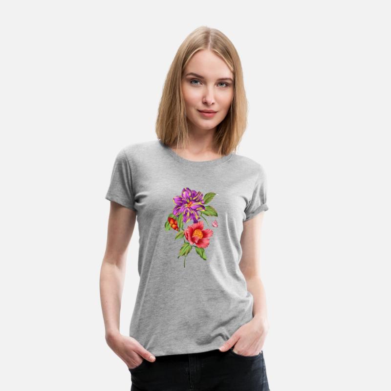 Grow Positive Thoughts Floral Bohemian Style Butte