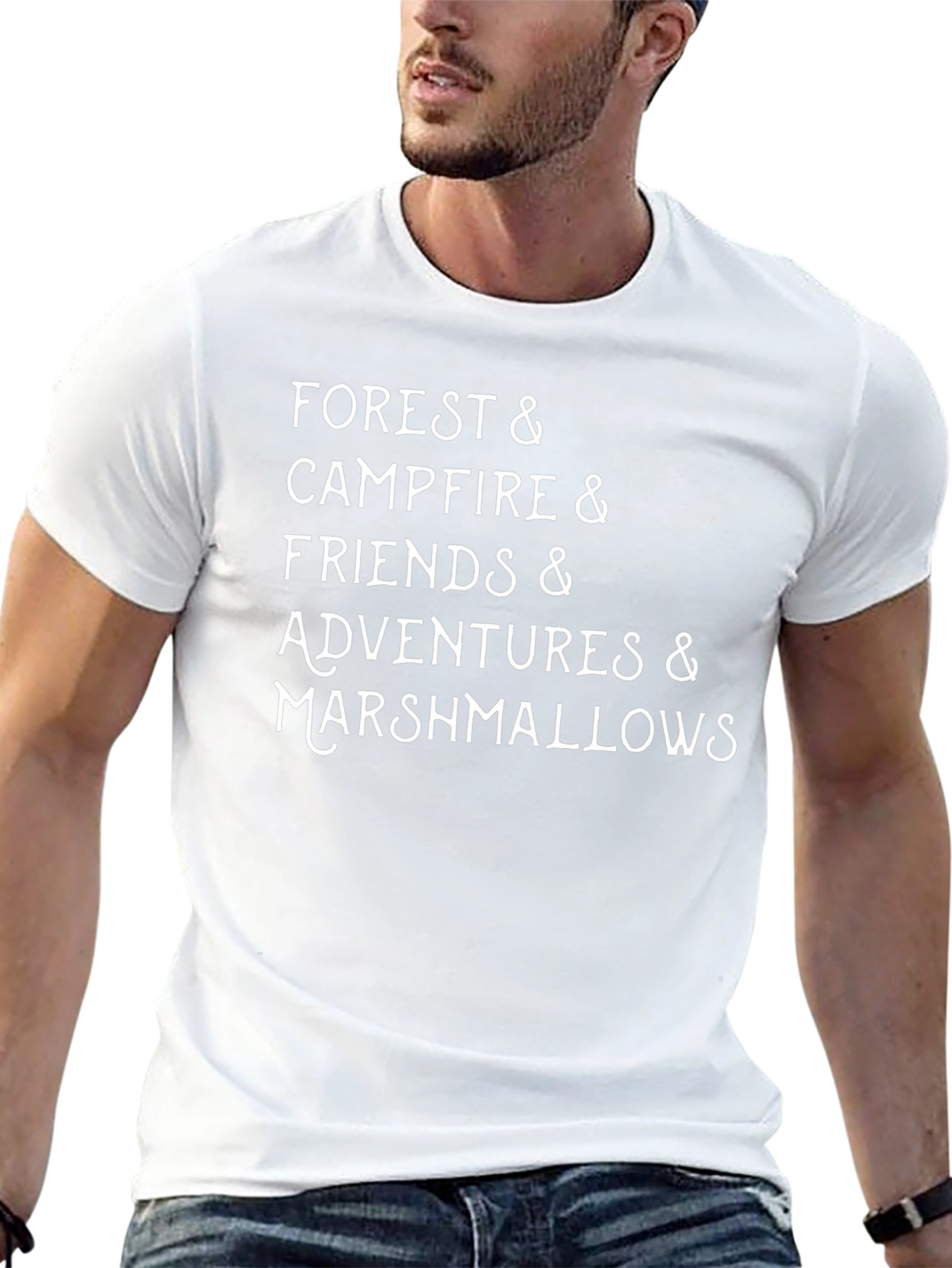 Forest Campfire Friends Tee