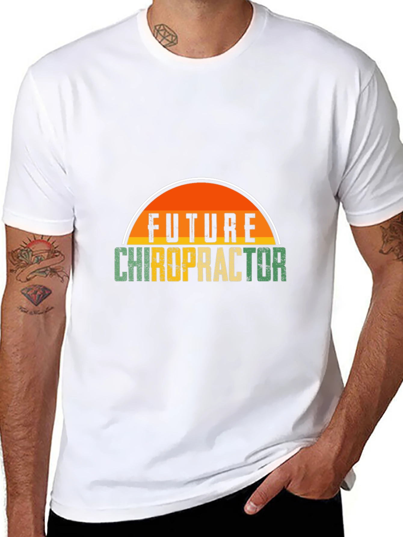 Future Chiropractor Graphic Tee - Retro Style