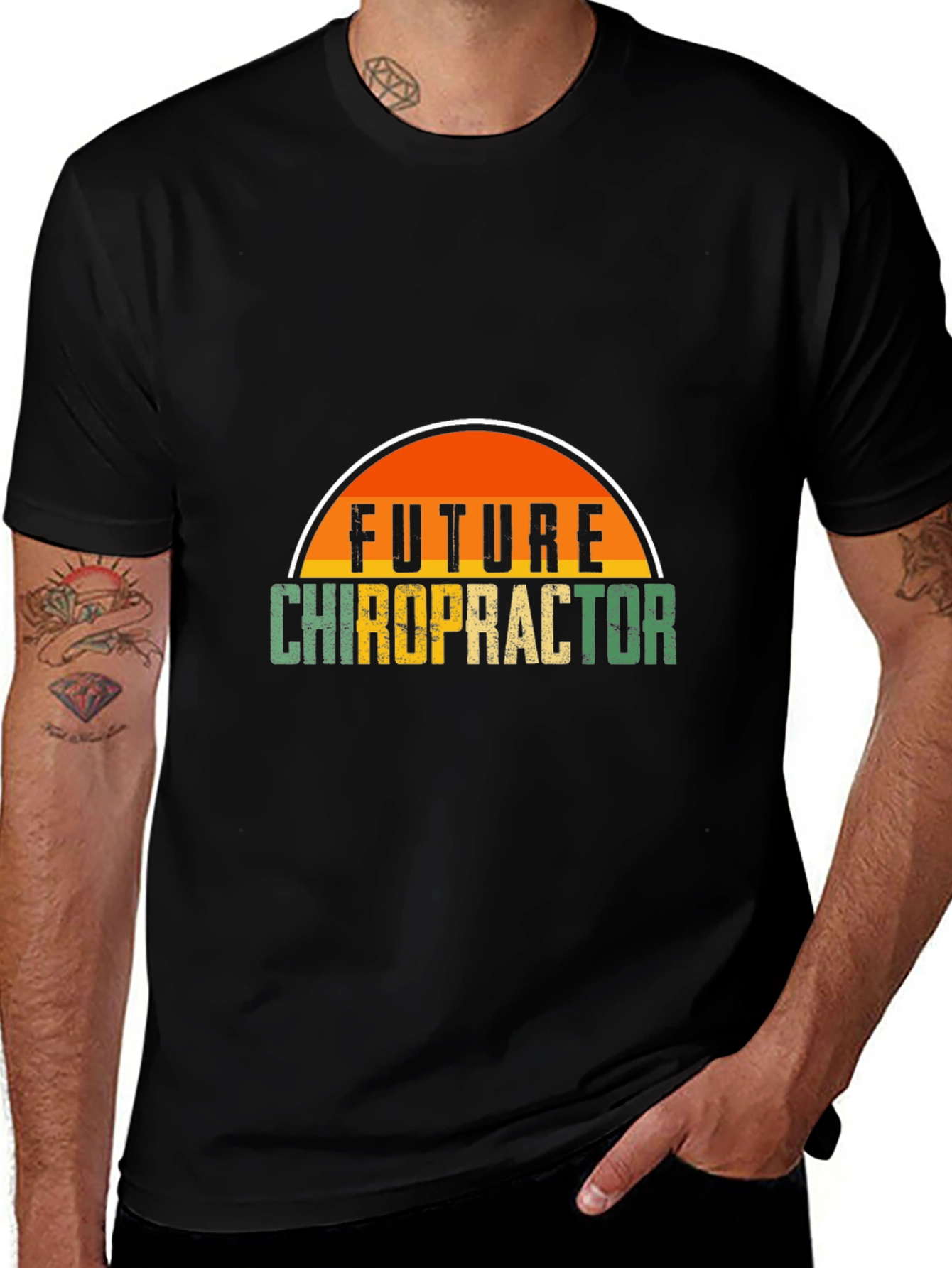 Future Chiropractor Graphic Tee - Retro Style