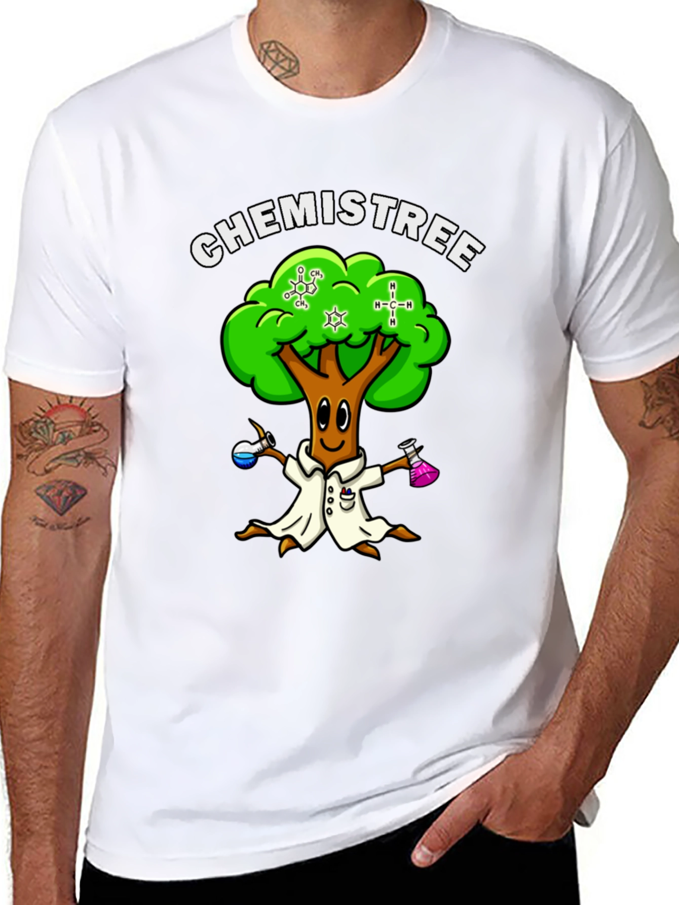 Chemistree Graphic T-Shirt: Science & Style