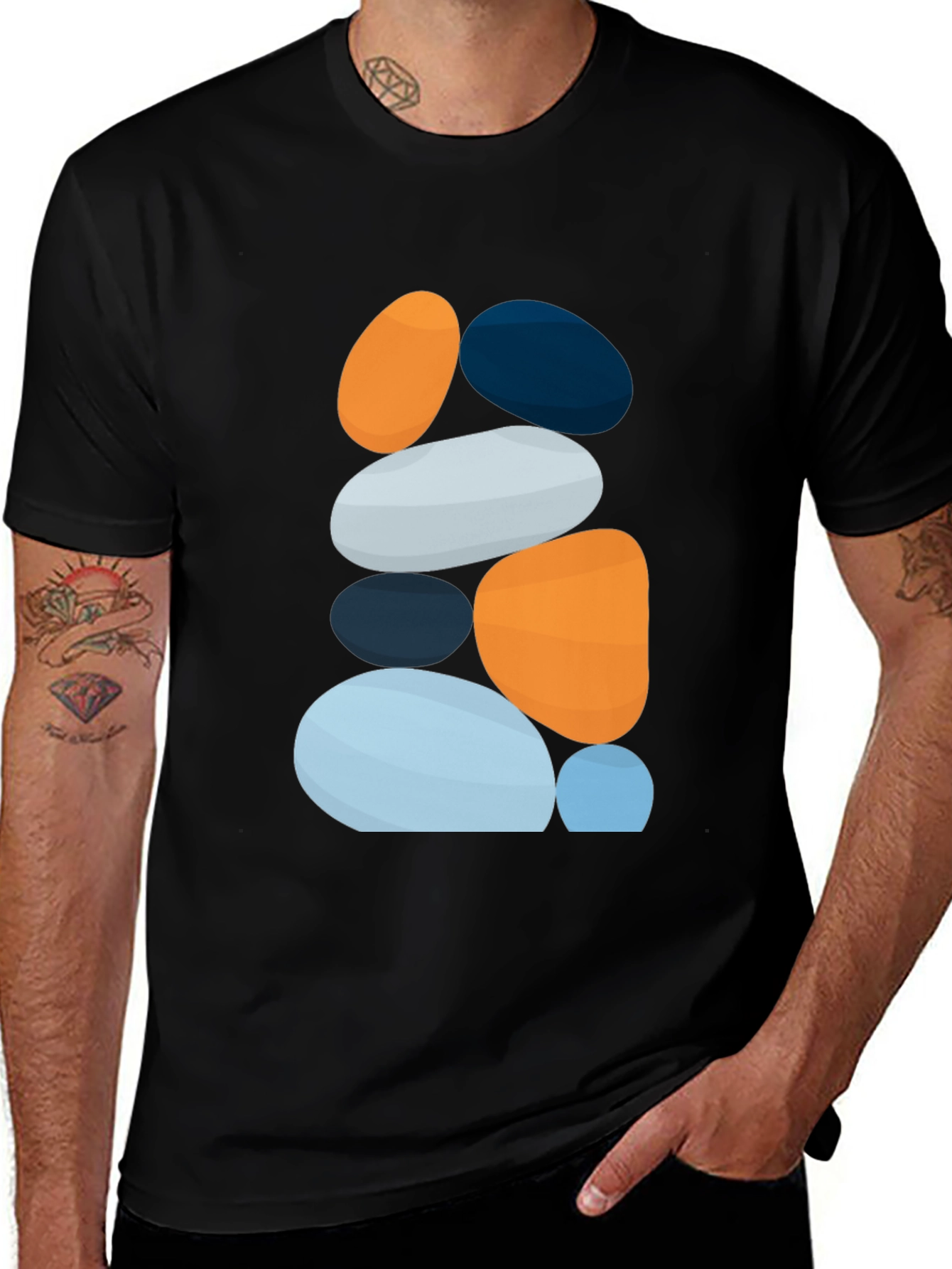 Modern Rock Balancing T-Shirt - Graphic Tee