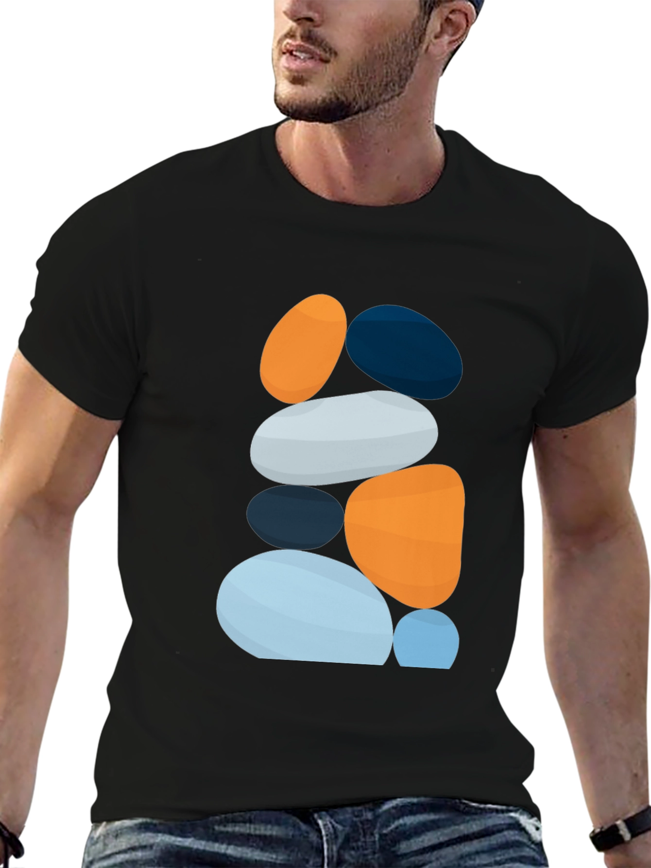 Modern Rock Balancing T-Shirt - Graphic Tee