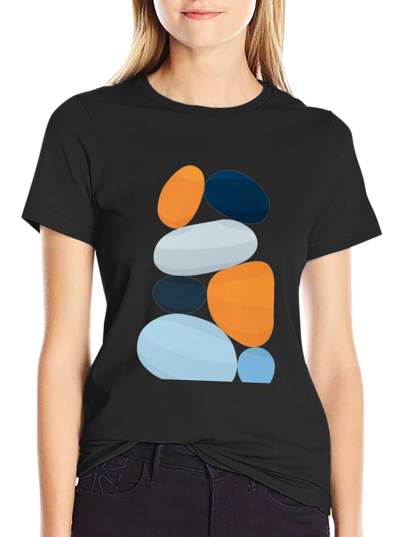 Modern Rock Balancing T-Shirt - Graphic Tee