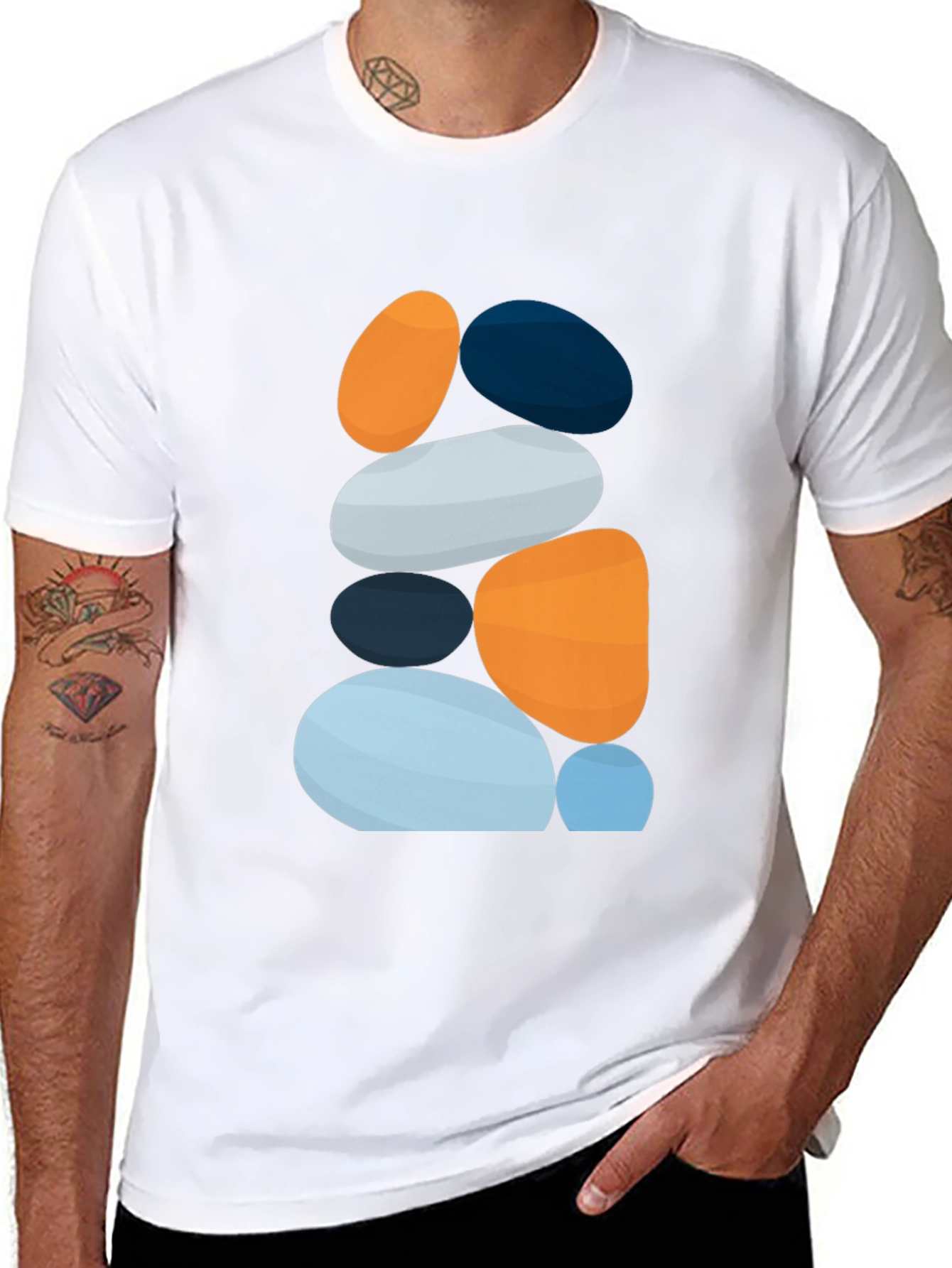 Modern Rock Balancing T-Shirt - Graphic Tee