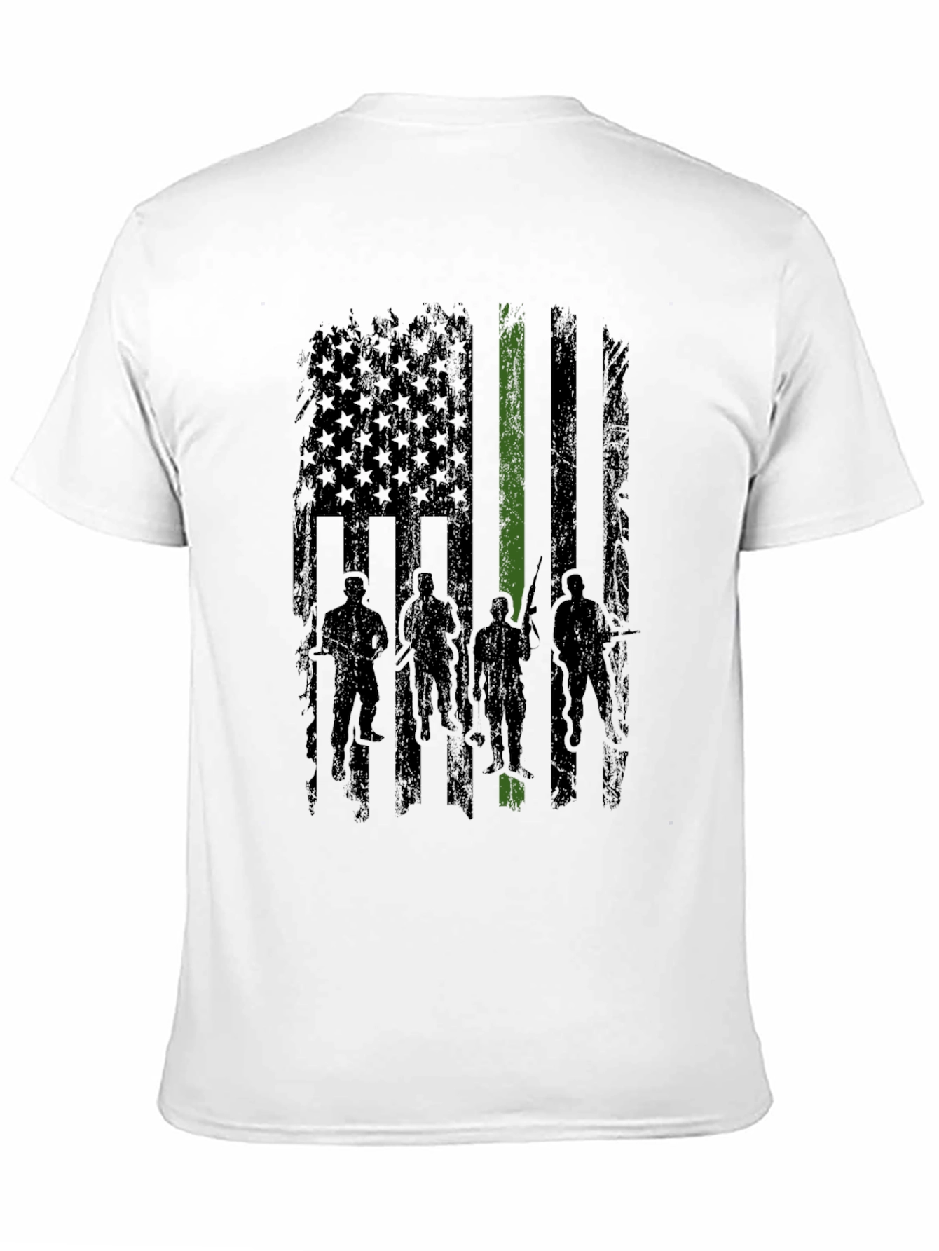 Thin Green Line American Flag T-Shirt