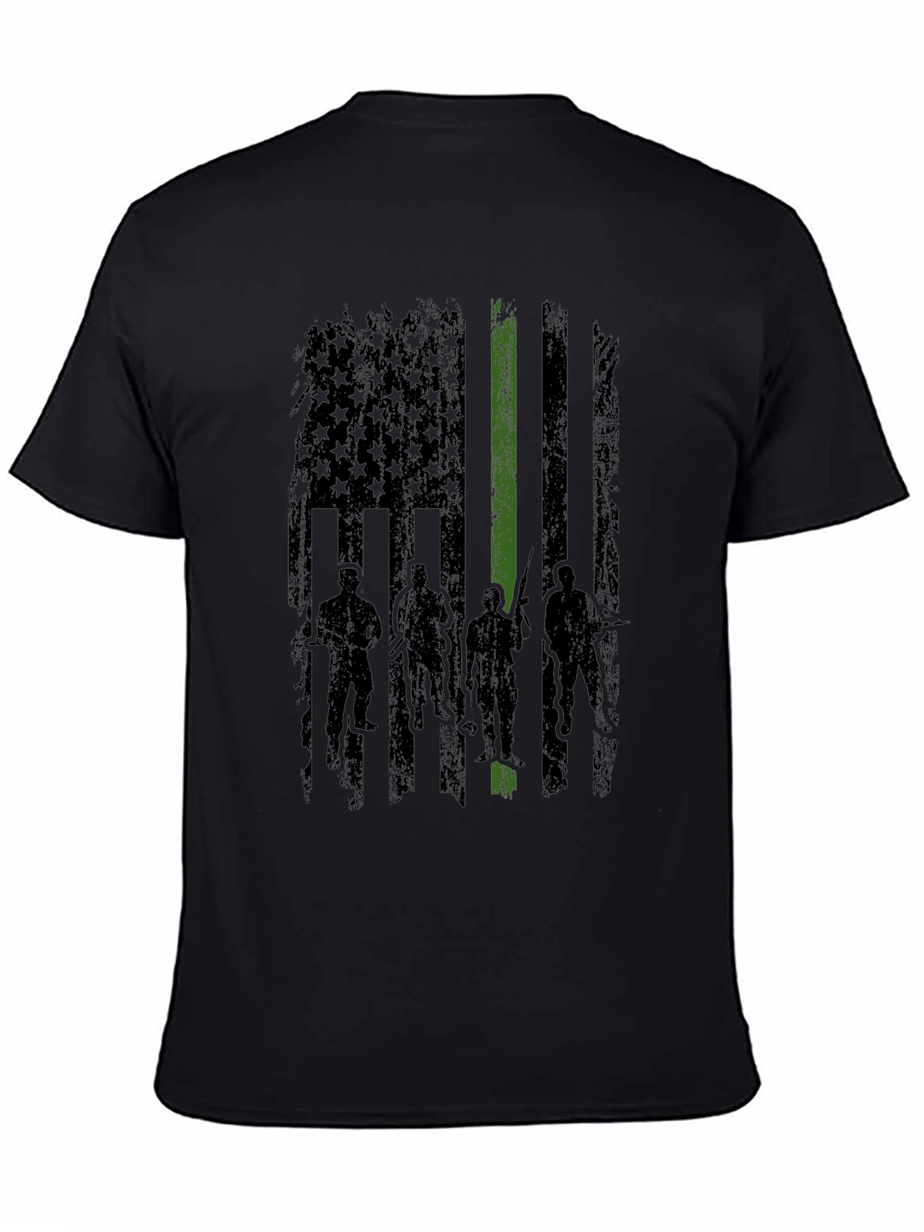 Thin Green Line American Flag T-Shirt