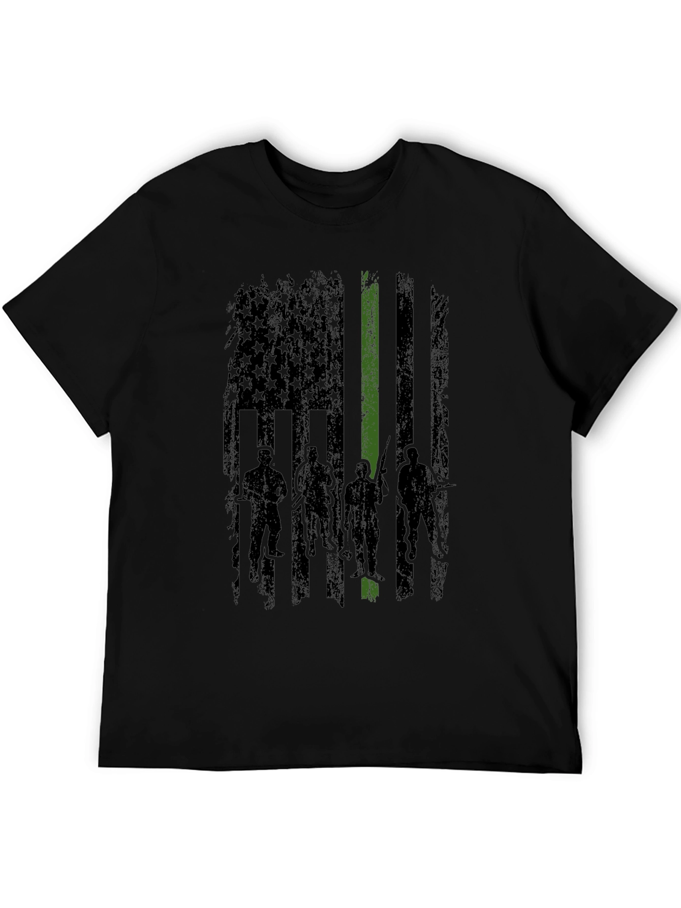 Thin Green Line American Flag T-Shirt