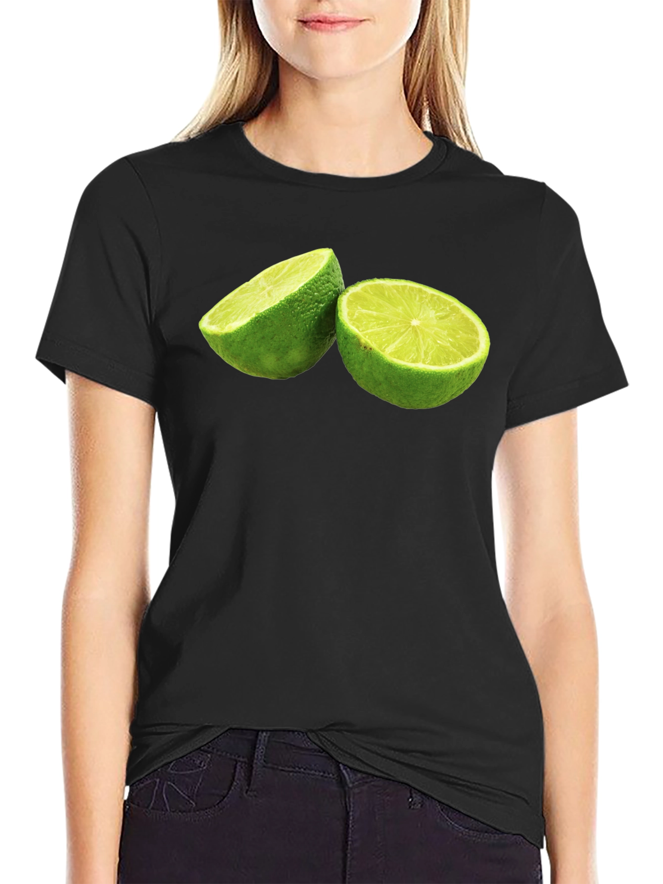 Lime Graphic Tee - Black T-Shirt