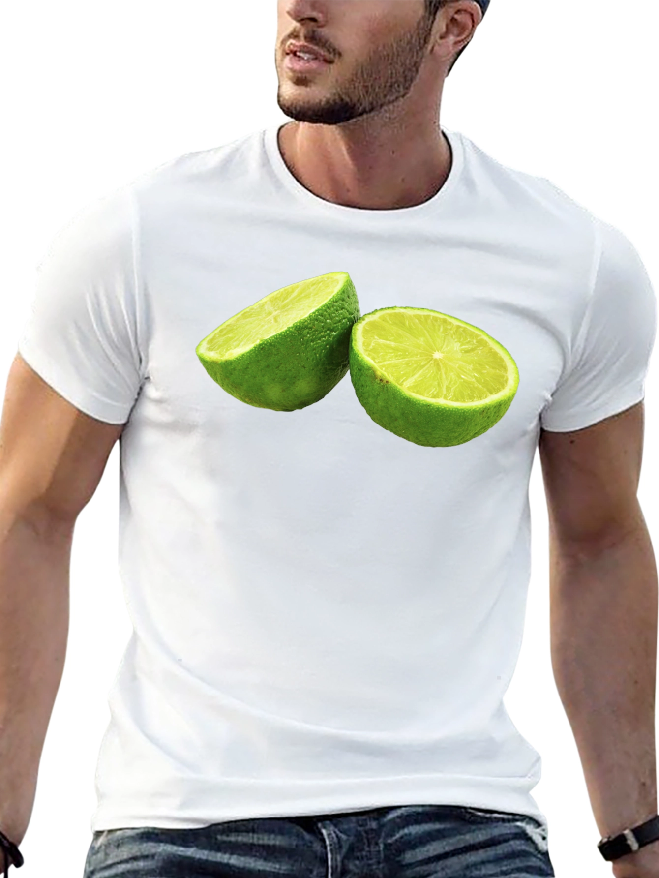 Lime Graphic Tee - Black T-Shirt
